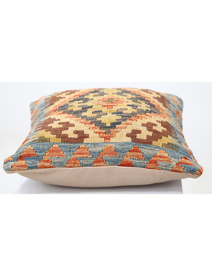 Afghan Tribal Pillow 1' 5" x 1' 5" Hand-Woven view