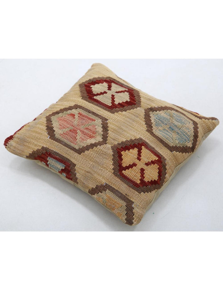 Afghan Tribal Pillow 1' 5" x 1' 5" Hand-Woven view