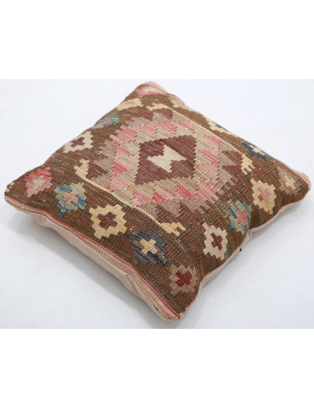 Afghan Tribal Pillow 1' 5" x 1' 5" Hand-Woven view