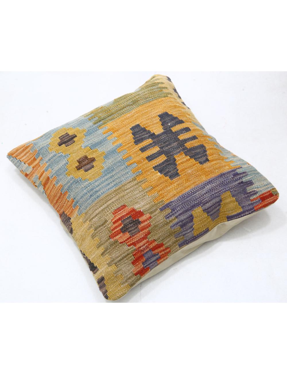 Afghan Tribal Pillow 1' 5" x 1' 5" Hand-Woven view