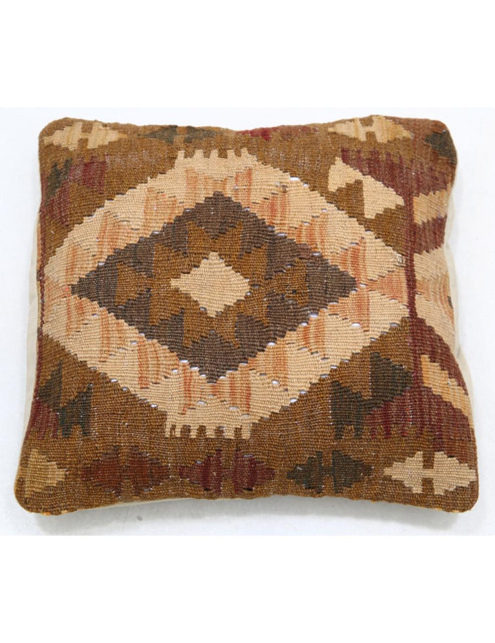 Afghan Tribal Rug 1' 5" x 1' 5" Hand-Woven