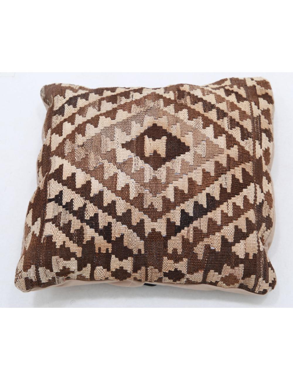 Afghan Tribal Pillow 1' 5" x 1' 5" Hand-Woven