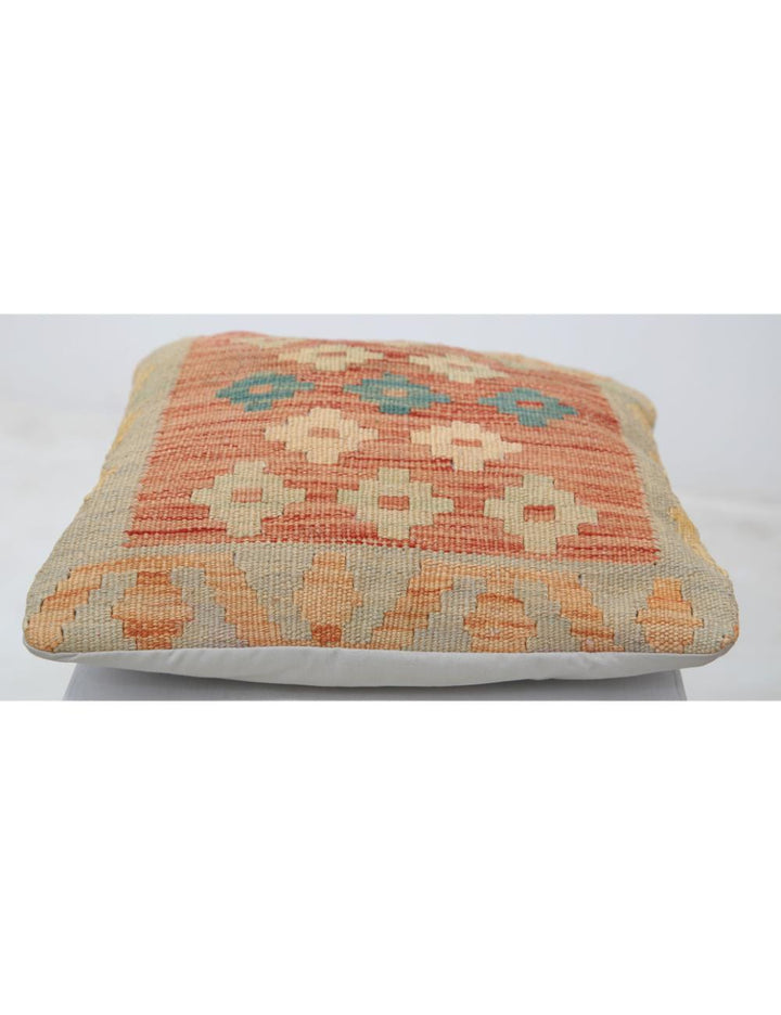 Afghan Tribal Pillow 1' 5" x 1' 5" Hand-Woven view