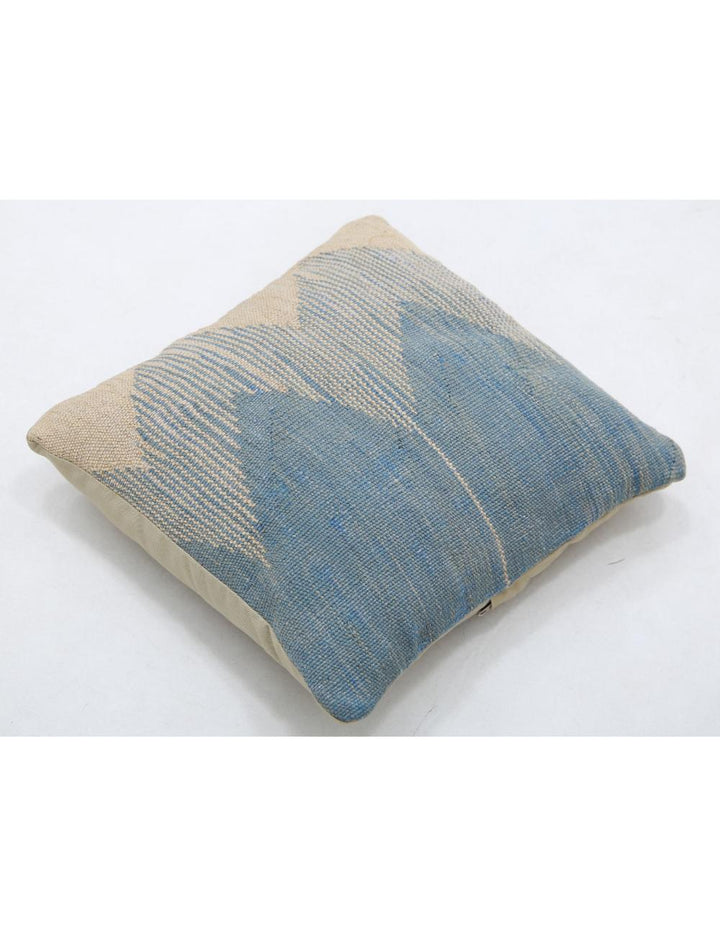 Afghan Tribal Pillow 1' 5" x 1' 5" Hand-Woven detail