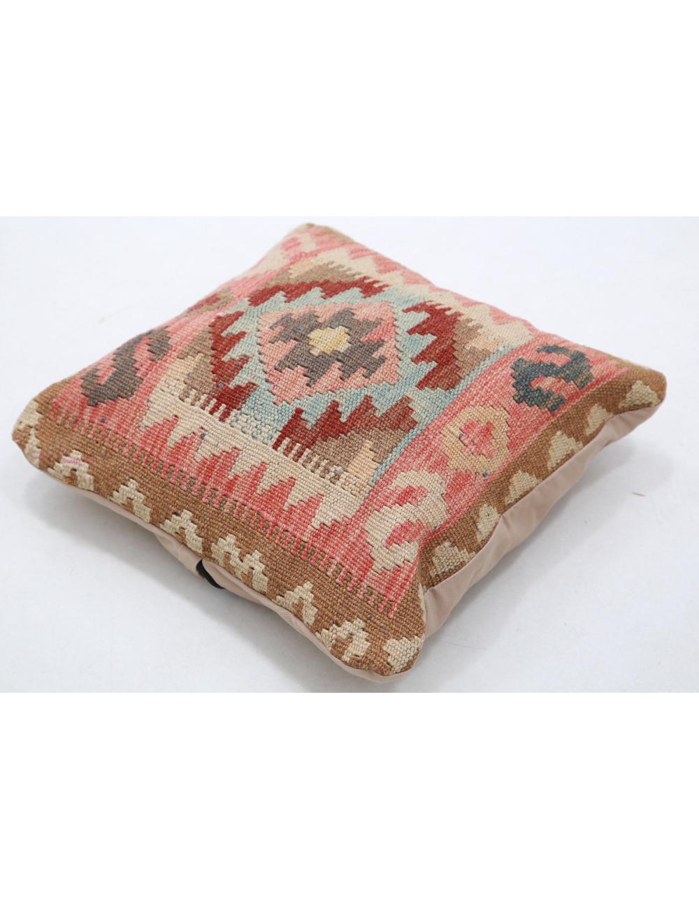Afghan Tribal Pillow 1' 5" x 1' 5" Hand-Woven view