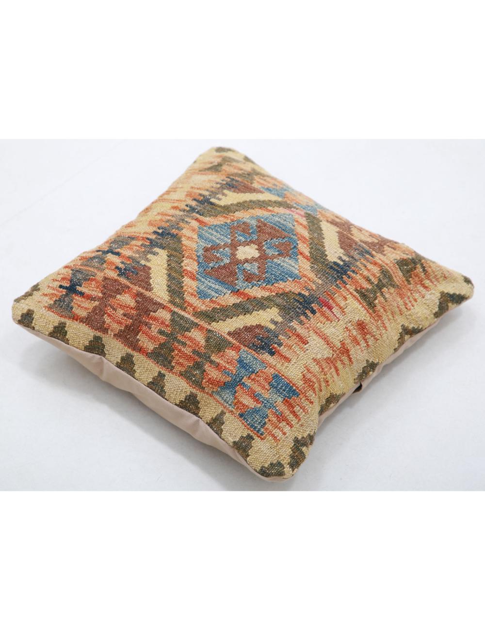 Afghan Tribal Pillow 1' 5" x 1' 5" Hand-Woven view