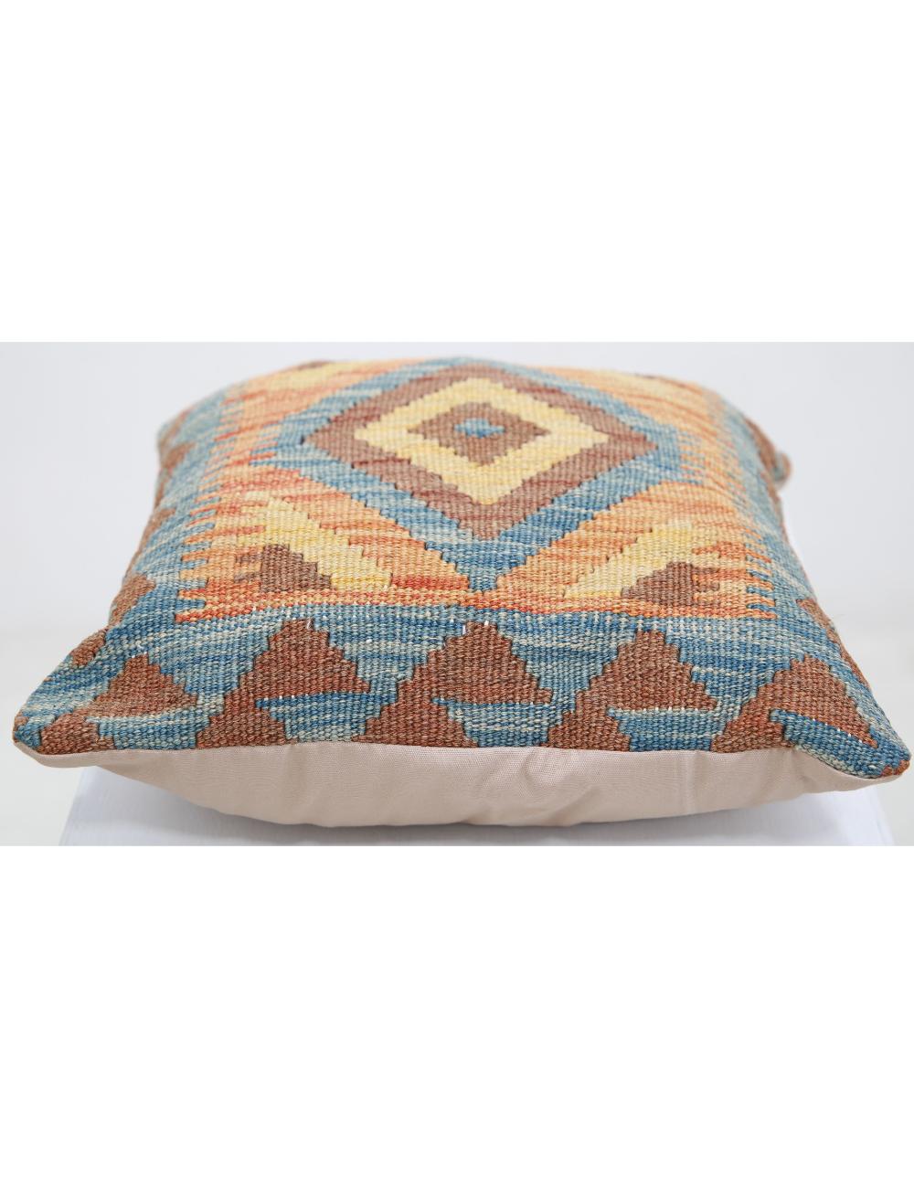 Afghan Tribal Rug 1' 5" x 1' 5" Hand-Woven detail