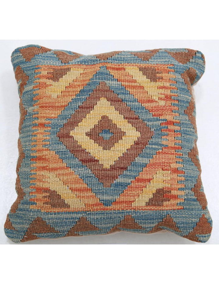 Afghan Tribal Rug 1' 5" x 1' 5" Hand-Woven