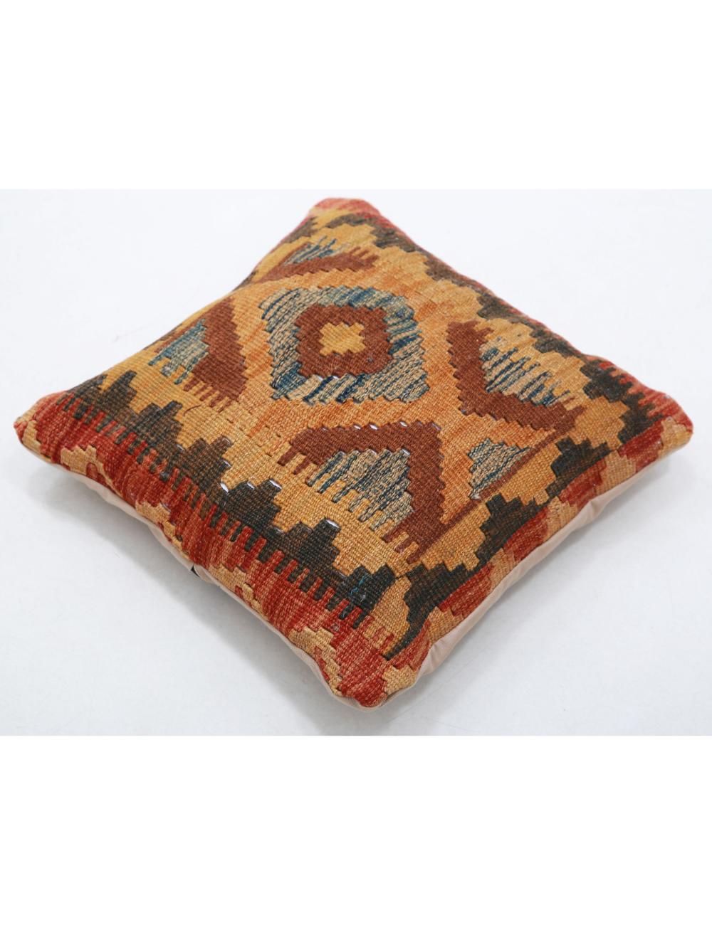 Afghan Tribal Pillow 1' 5" x 1' 5" Hand-Woven view