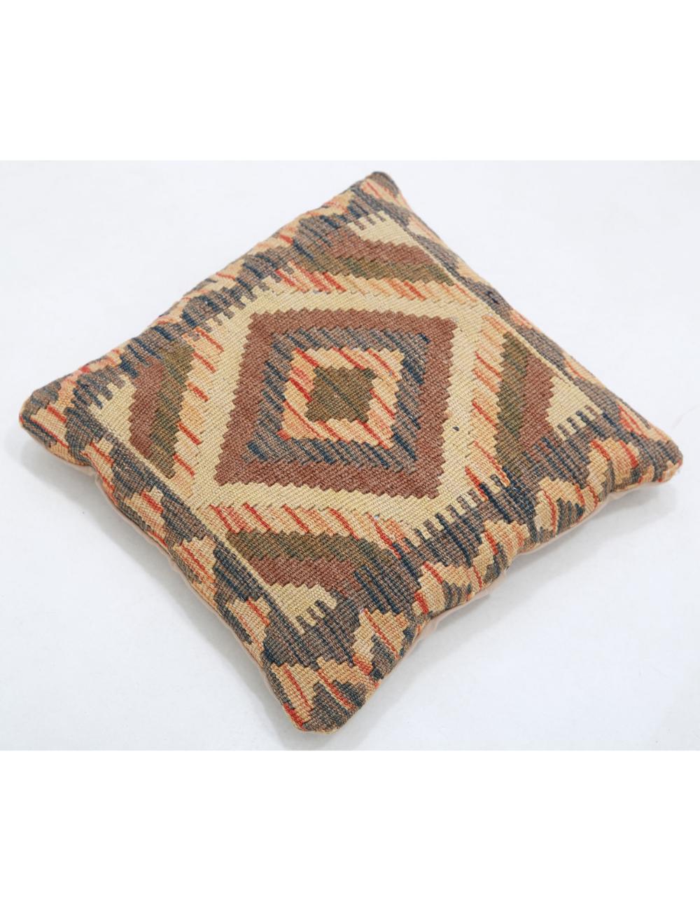 Afghan Tribal Rug 1' 5" x 1' 5" Hand-Woven view