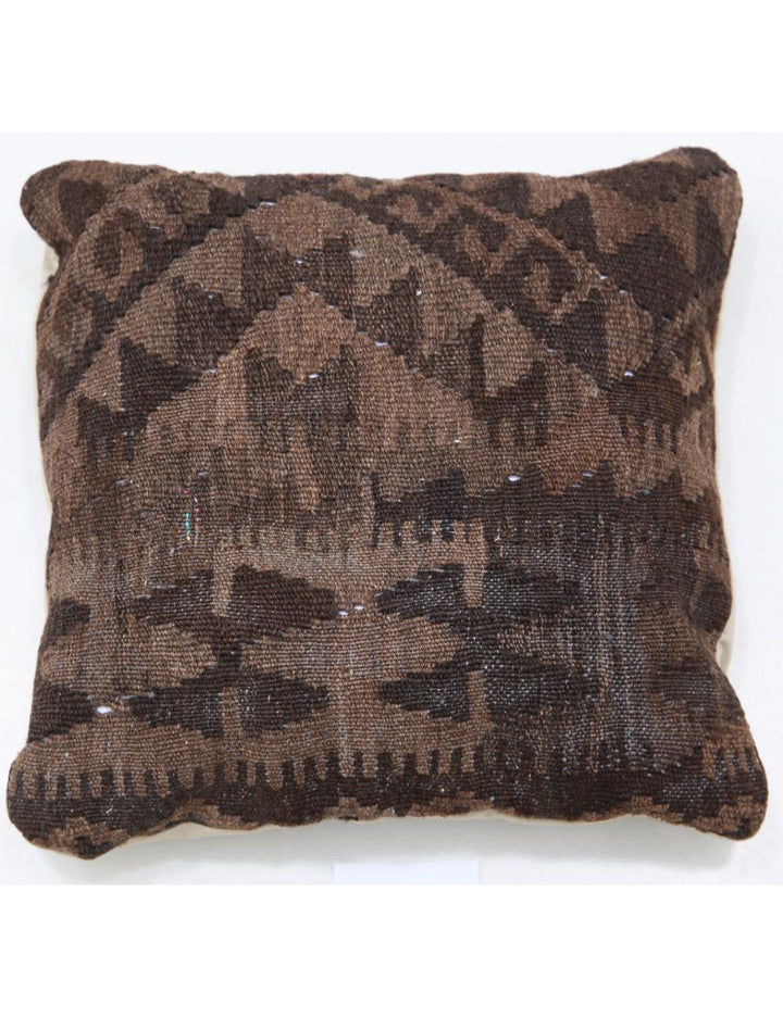 Afghan Tribal Pillow 1' 5" x 1' 5" Hand-Woven