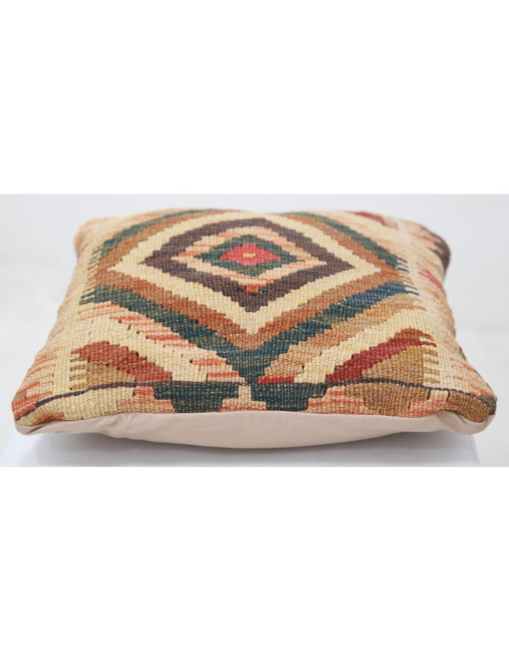 Afghan Tribal Rug 1' 5" x 1' 5" Hand-Woven view