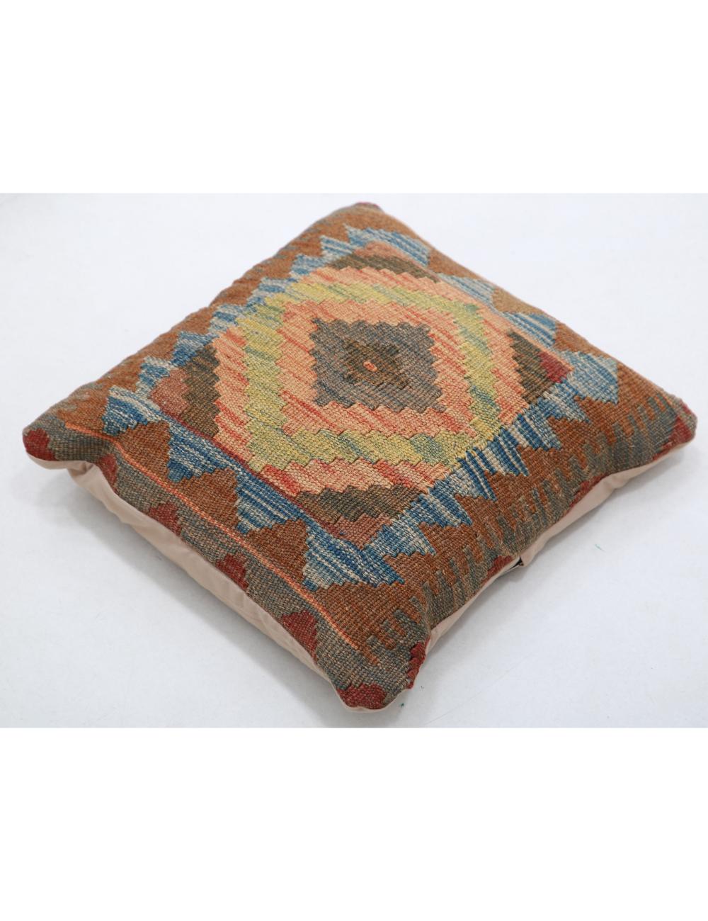 Afghan Tribal Pillow 1' 5" x 1' 5" Hand-Woven view