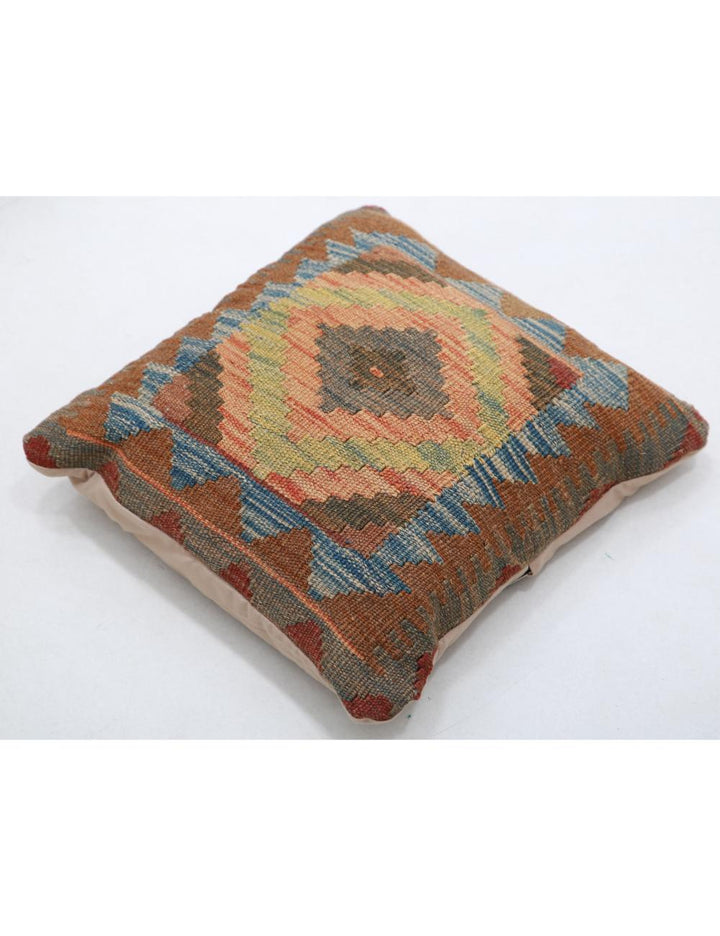 Afghan Tribal Pillow 1' 5" x 1' 5" Hand-Woven view