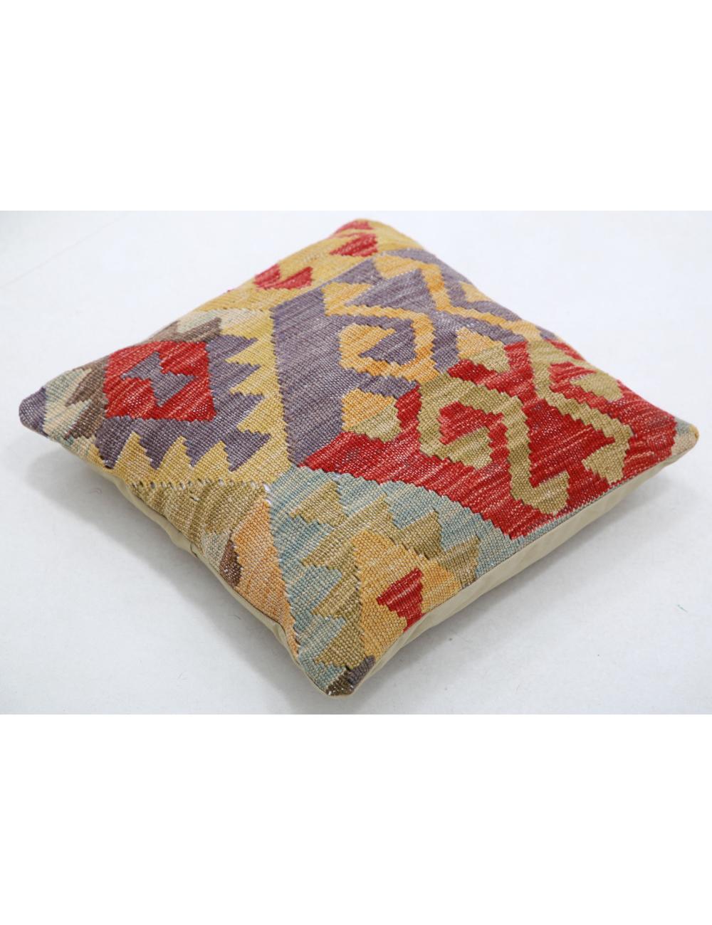 Afghan Tribal Rug 1' 5" x 1' 5" Hand-Woven view