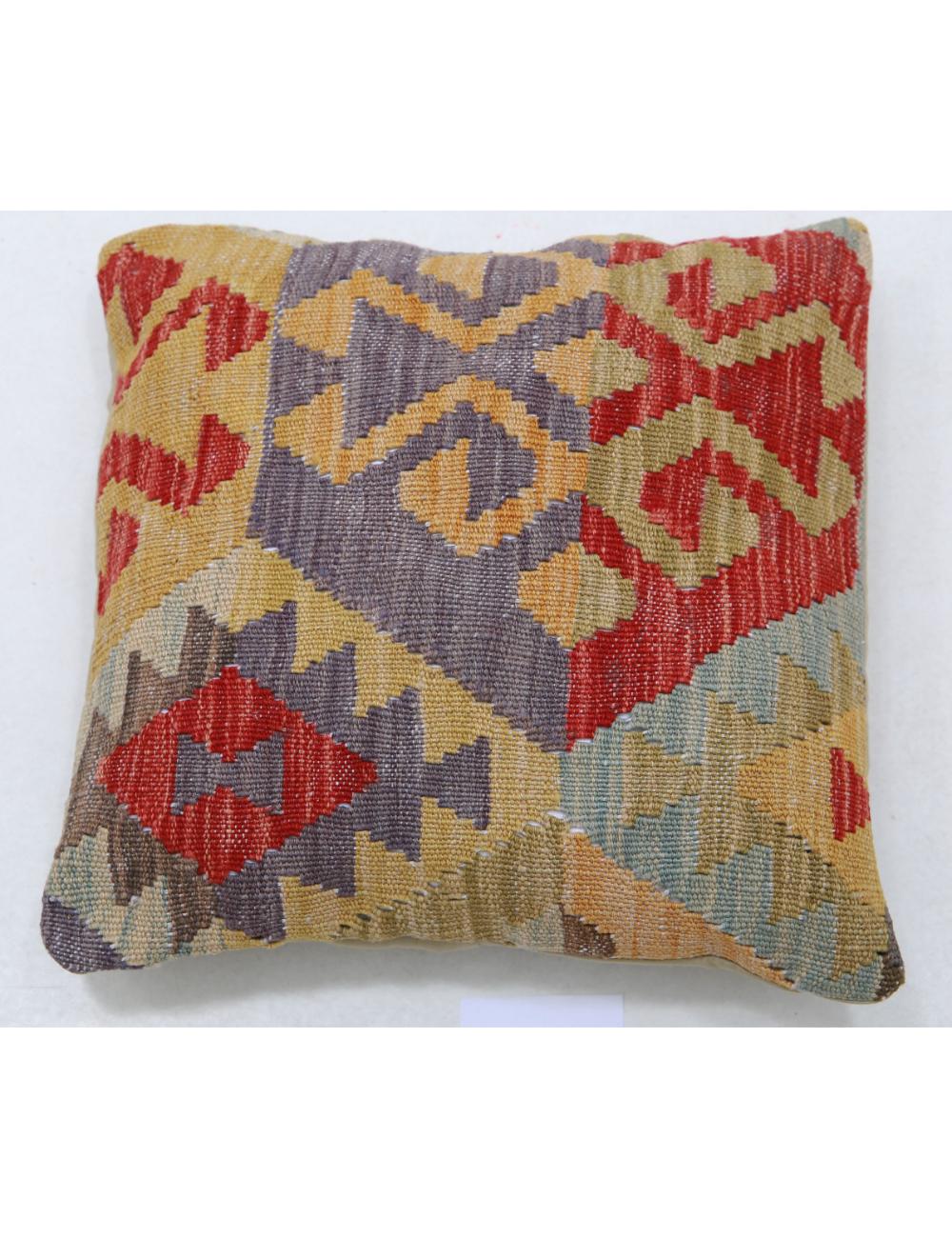 Afghan Tribal Rug 1' 5" x 1' 5" Hand-Woven