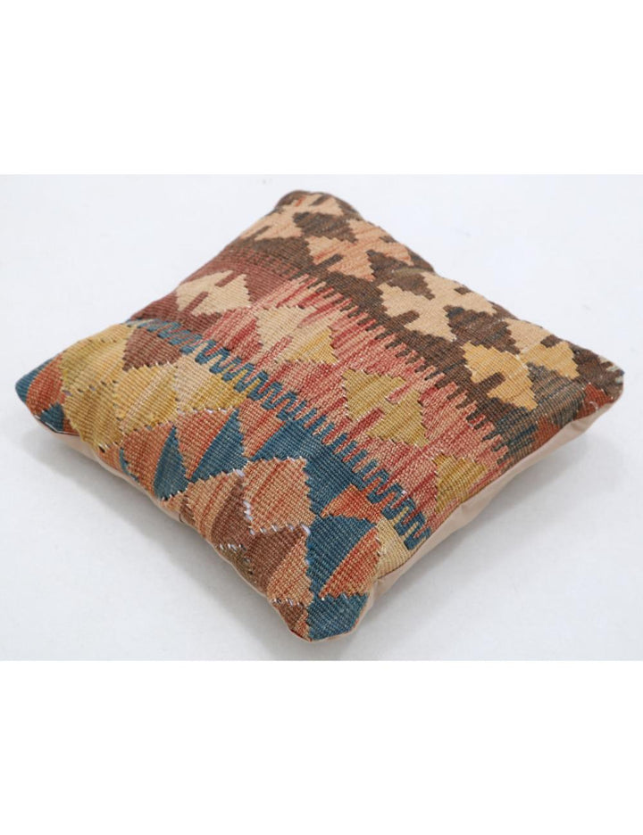 Afghan Tribal Pillow 1' 5" x 1' 5" Hand-Woven view