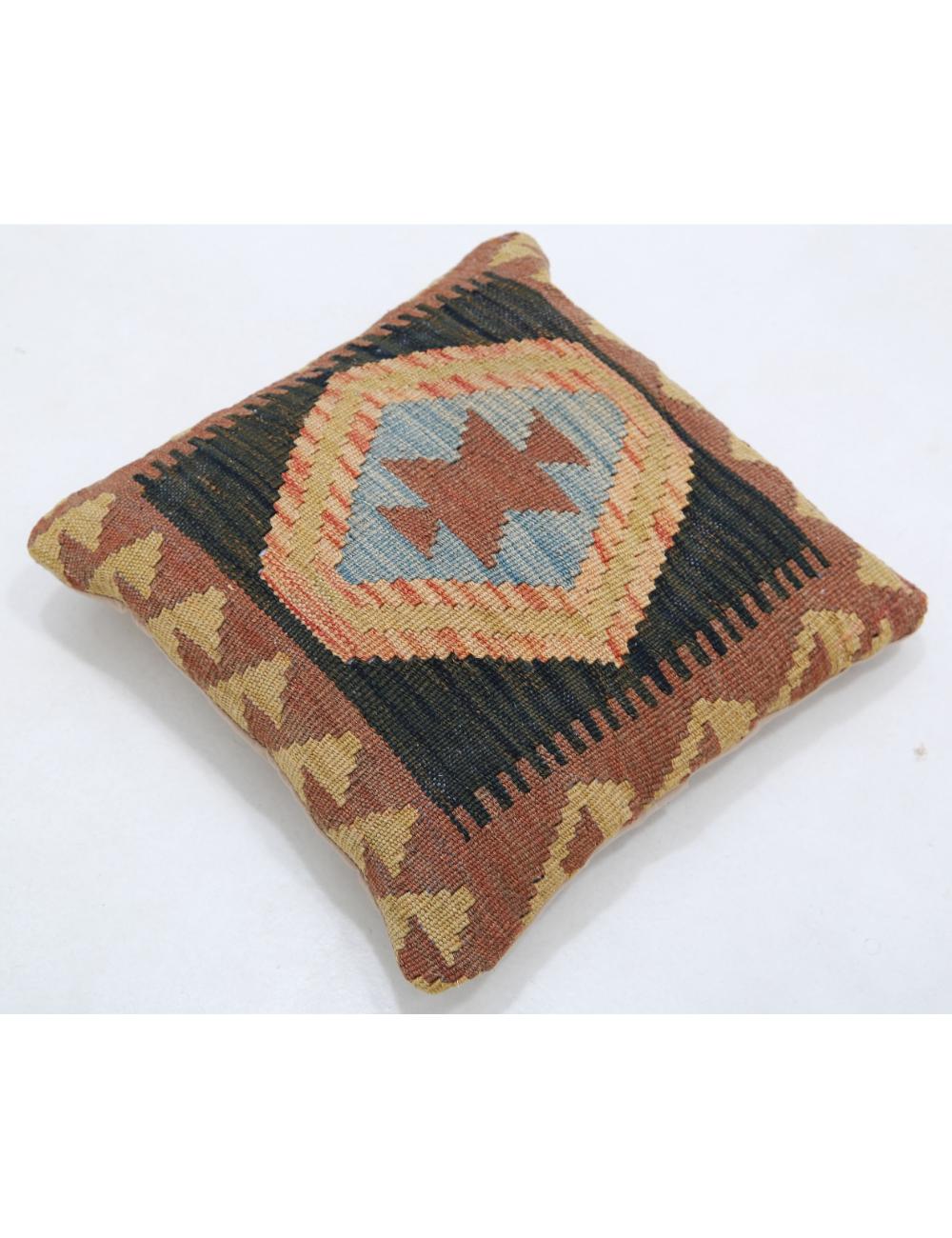 Afghan Tribal Pillow 1' 5" x 1' 5" Hand-Woven view