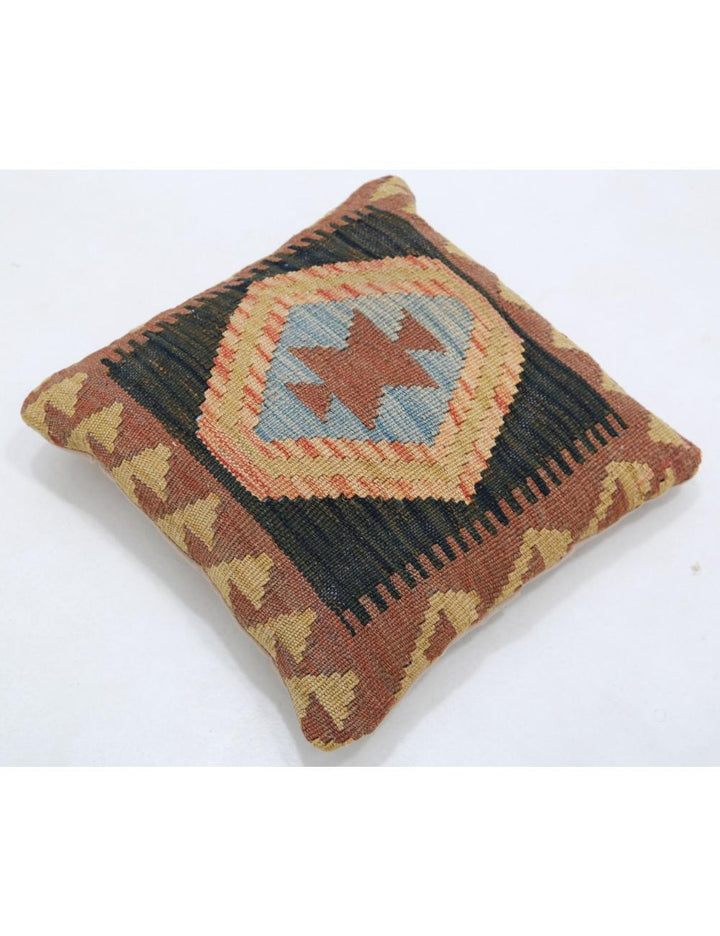 Afghan Tribal Pillow 1' 5" x 1' 5" Hand-Woven view