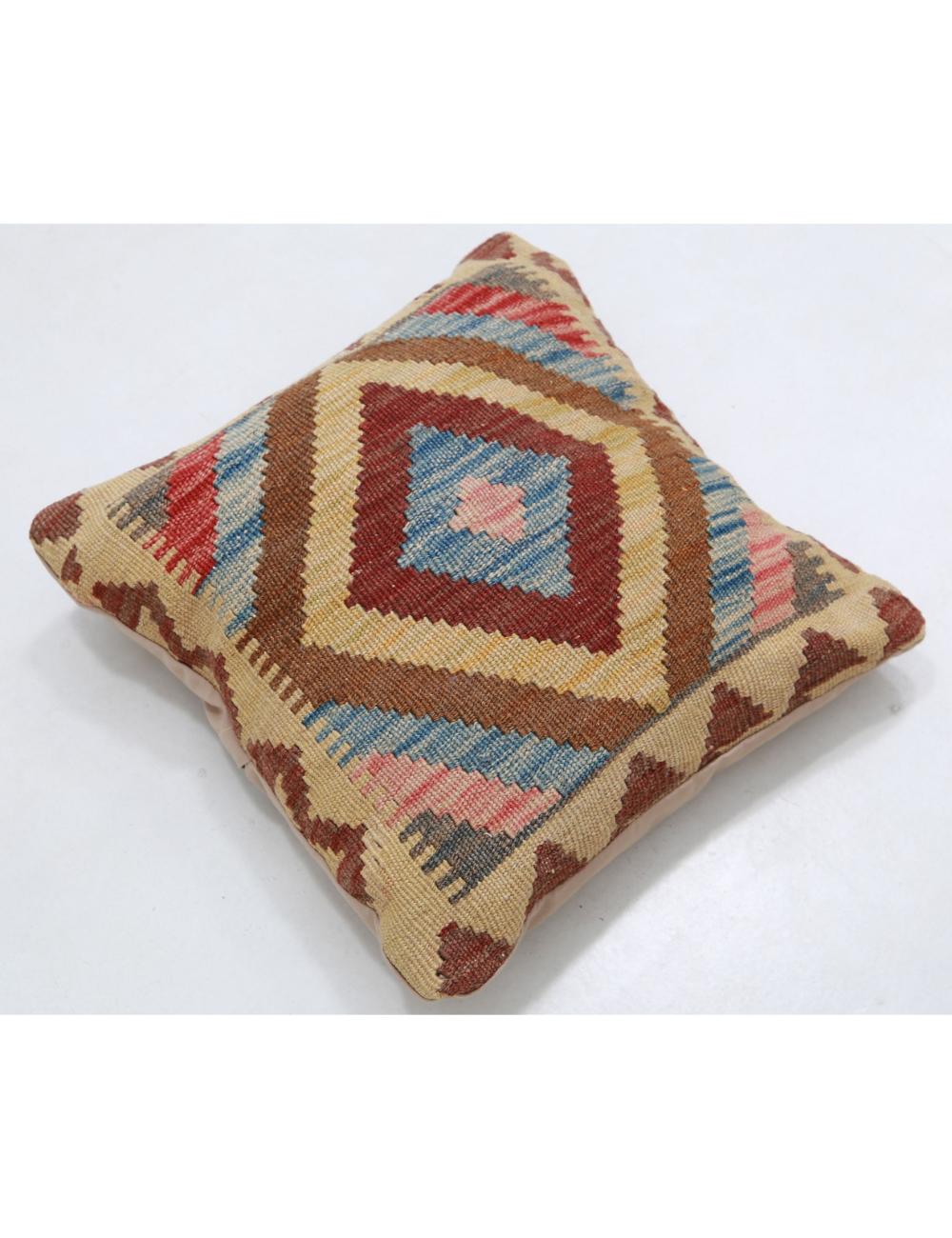 Afghan Tribal Pillow 1' 5" x 1' 5" Hand-Woven view