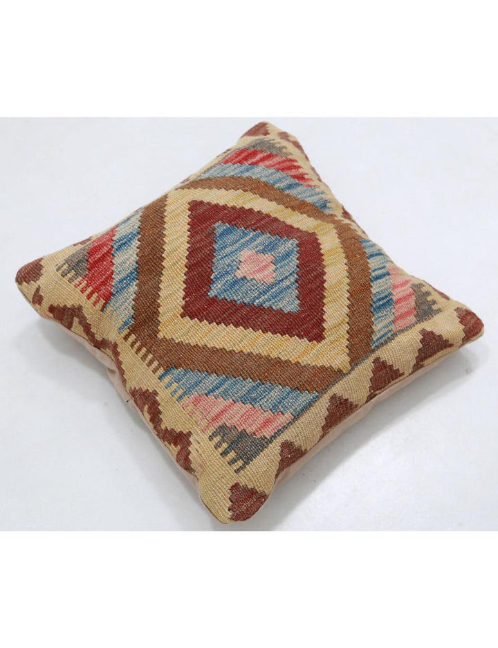 Afghan Tribal Pillow 1' 5" x 1' 5" Hand-Woven view