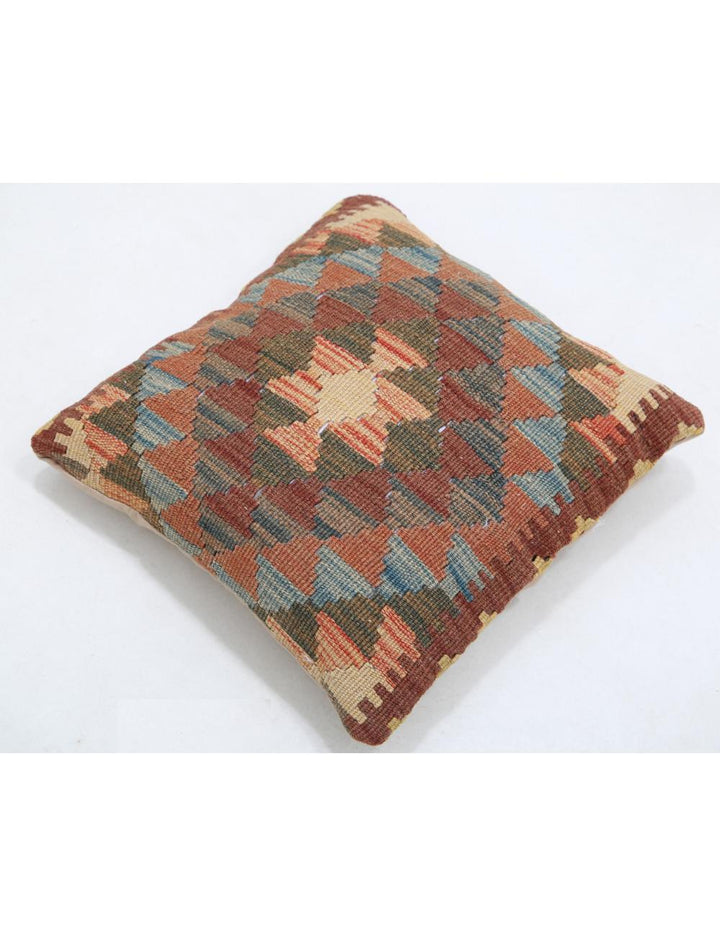 Afghan Tribal Rug 1' 5" x 1' 5" Hand-Woven view