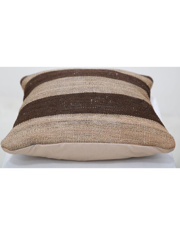 Afghan Tribal Pillow 1' 5" x 1' 5" Hand-Woven detail