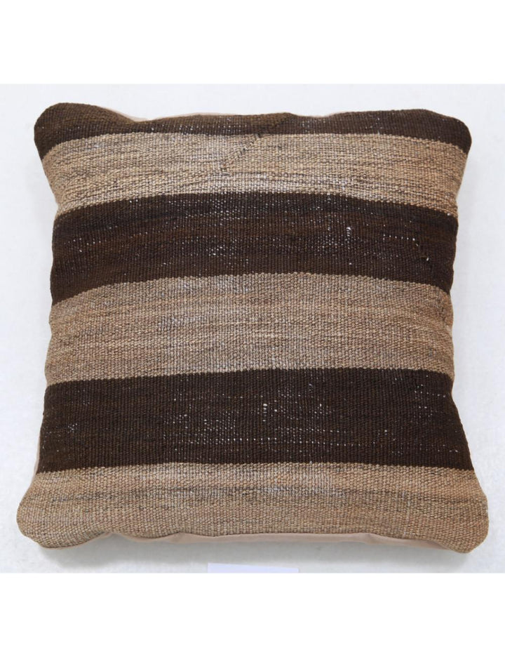 Hand Woven Tribal  Wool Pillow 1' 5" x 1' 5" - No. AT29159