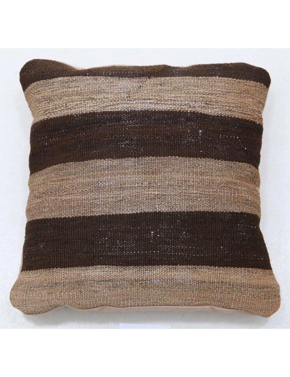 Hand Woven Tribal  Wool Pillow 1' 5" x 1' 5" - No. AT29159