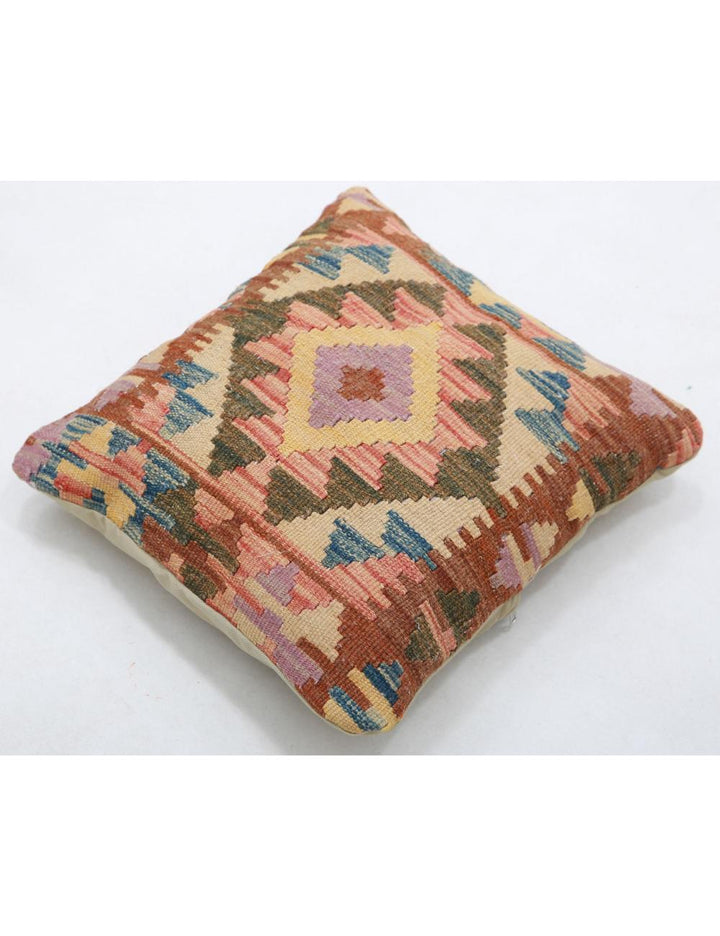 Afghan Tribal Pillow 1' 5" x 1' 5" Hand-Woven view