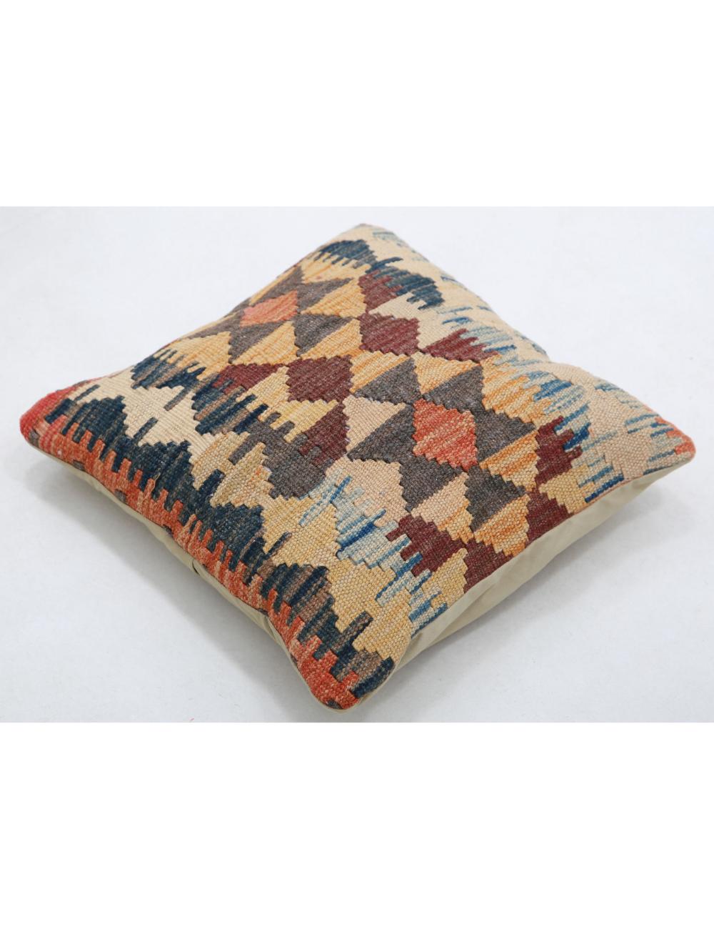 Afghan Tribal Pillow 1' 5" x 1' 5" Hand-Woven view