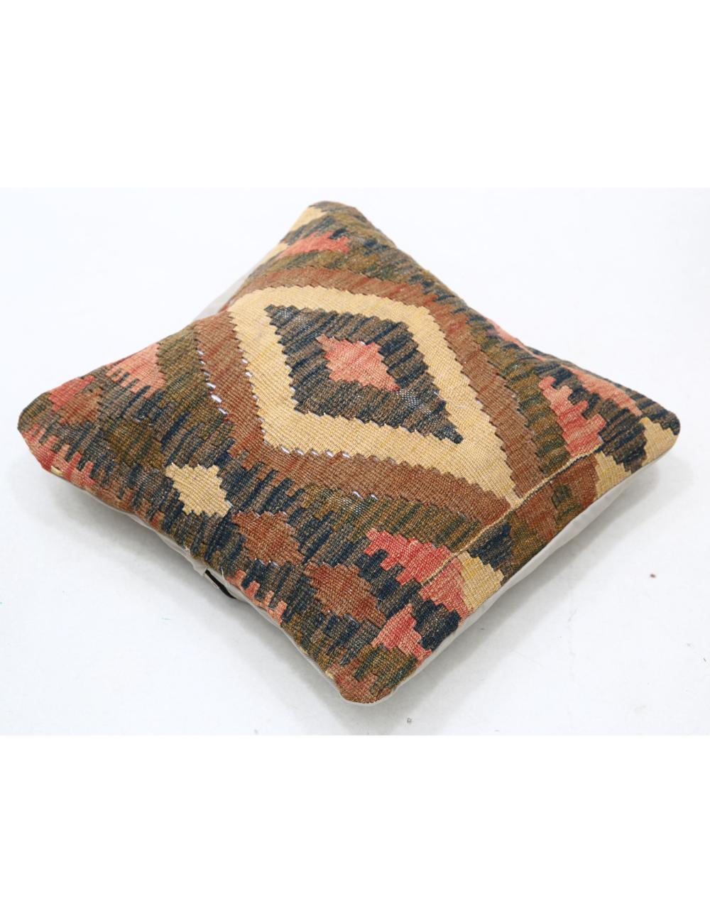 Afghan Tribal Pillow 1' 5" x 1' 5" Hand-Woven view