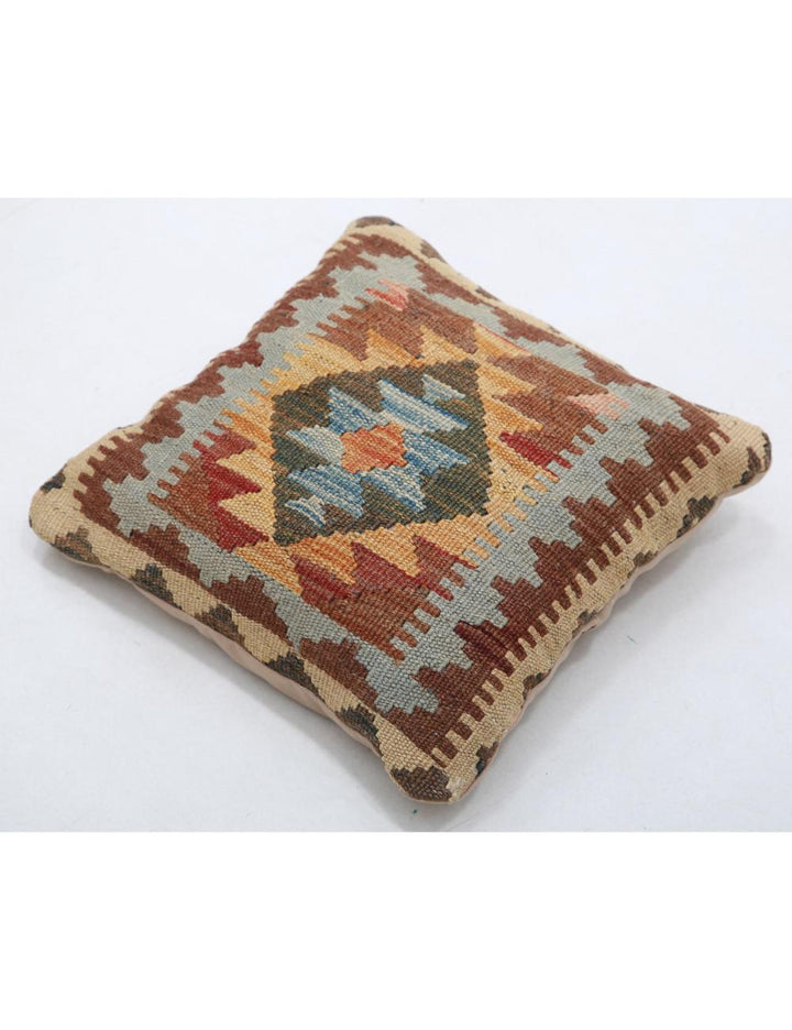 Afghan Tribal Pillow 1' 5" x 1' 5" Hand-Woven view