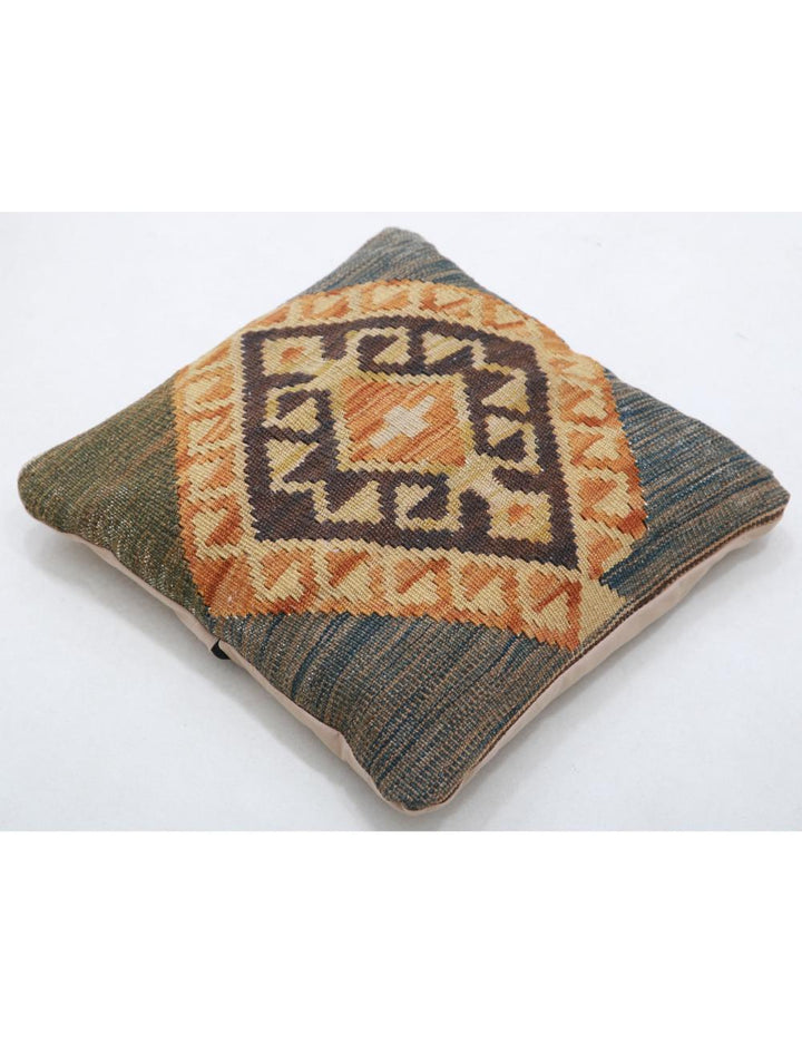 Afghan Tribal Pillow 1' 5" x 1' 5" Hand-Woven view
