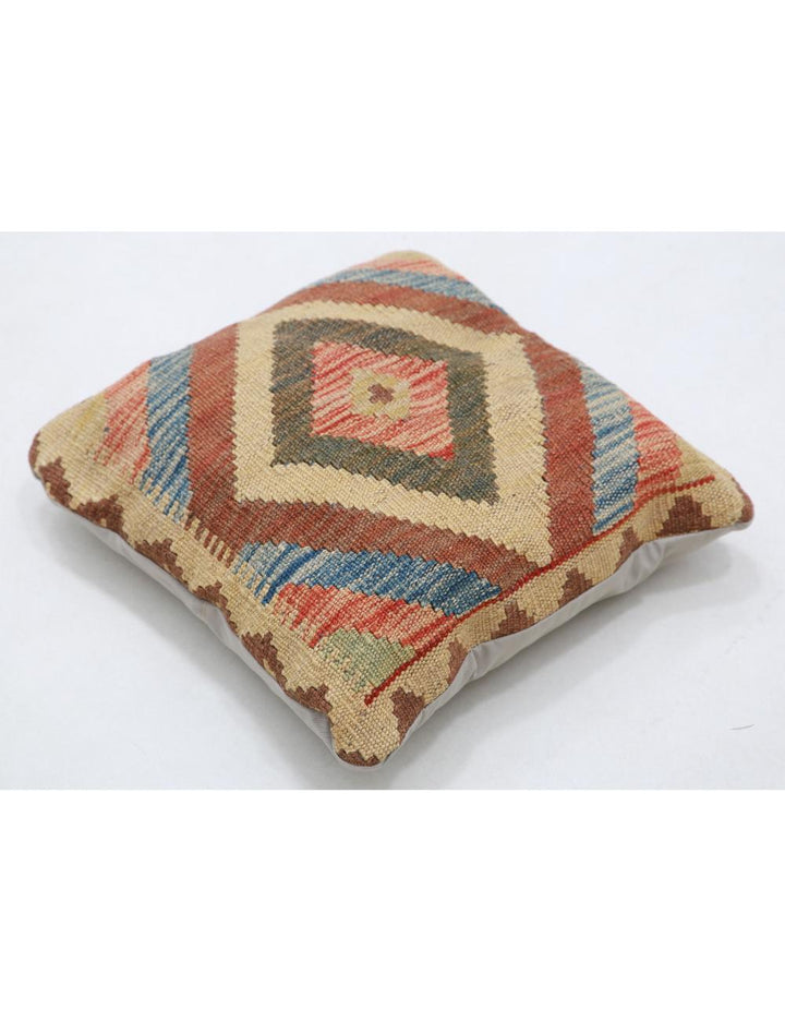 Afghan Tribal Pillow 1' 5" x 1' 5" Hand-Woven view