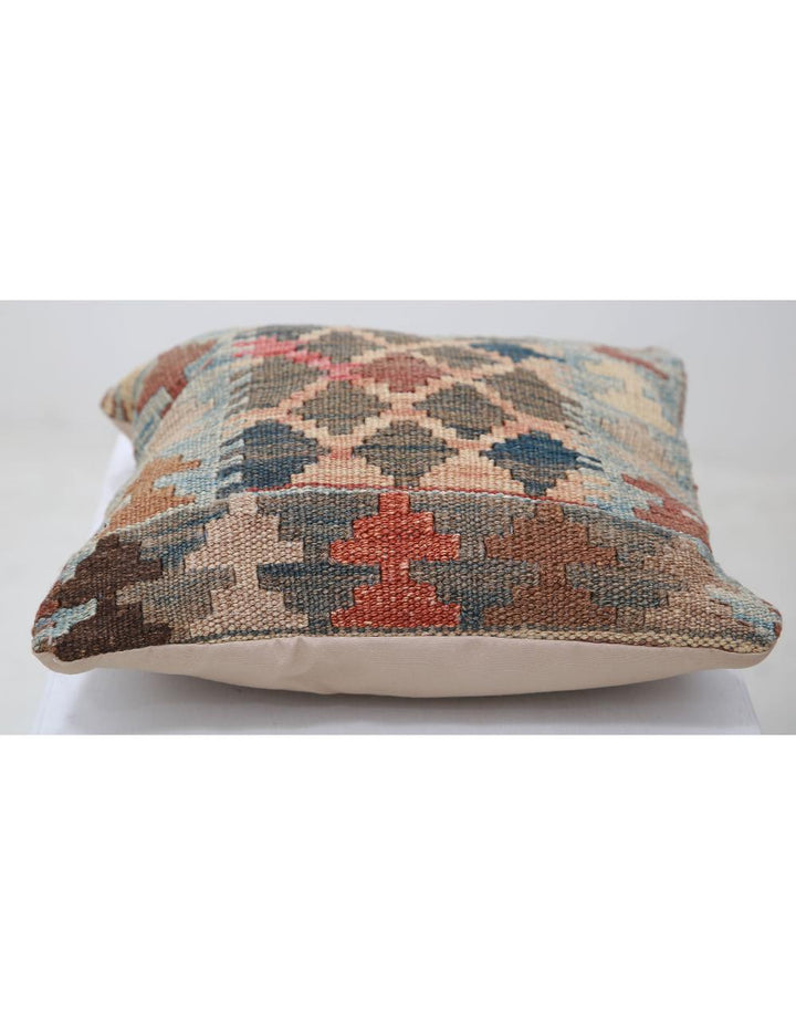 Afghan Tribal Rug 1' 0" x 1' 0" Hand-Woven detail