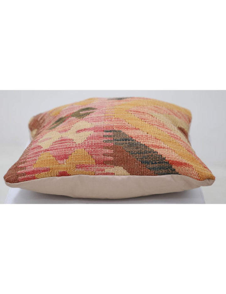Afghan Tribal Pillow 1' 5" x 1' 5" Hand-Woven view