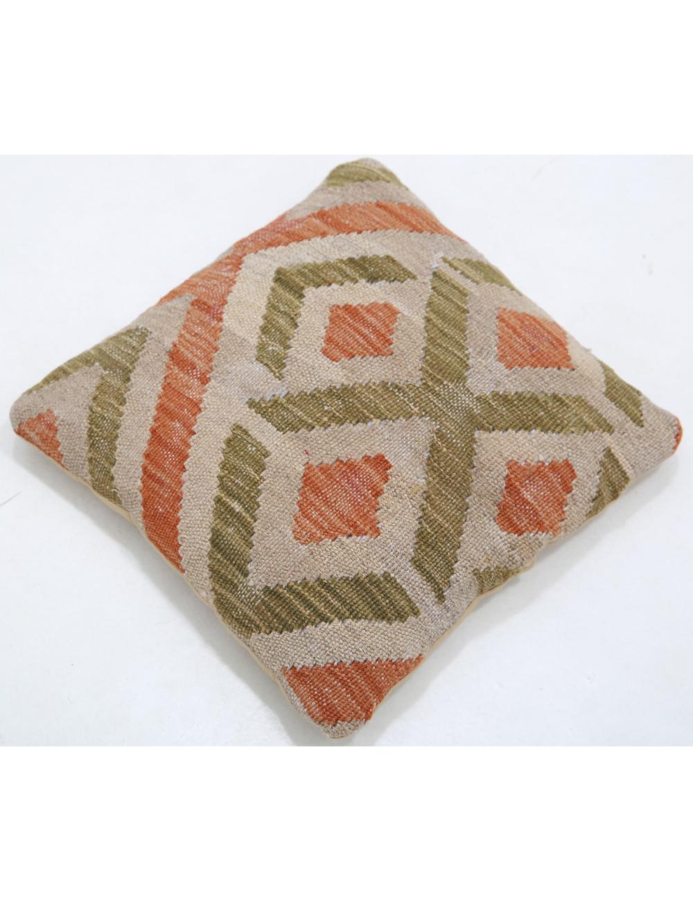 Afghan Tribal Pillow 1' 5" x 1' 5" Hand-Woven view