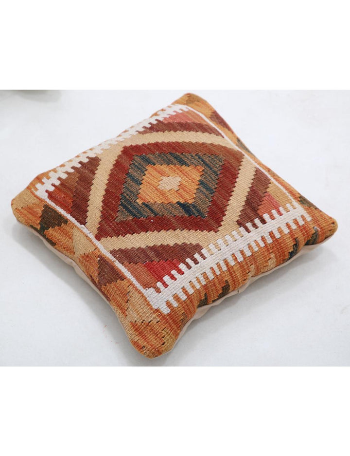 Afghan Tribal Rug 1' 5" x 1' 5" Hand-Woven view