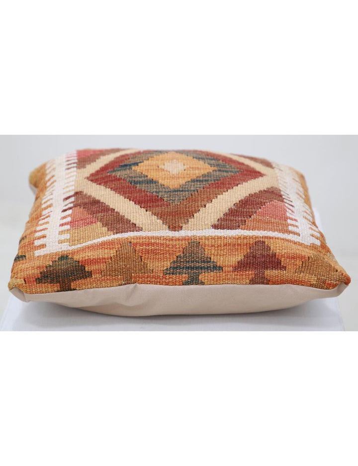 Afghan Tribal Rug 1' 5" x 1' 5" Hand-Woven detail