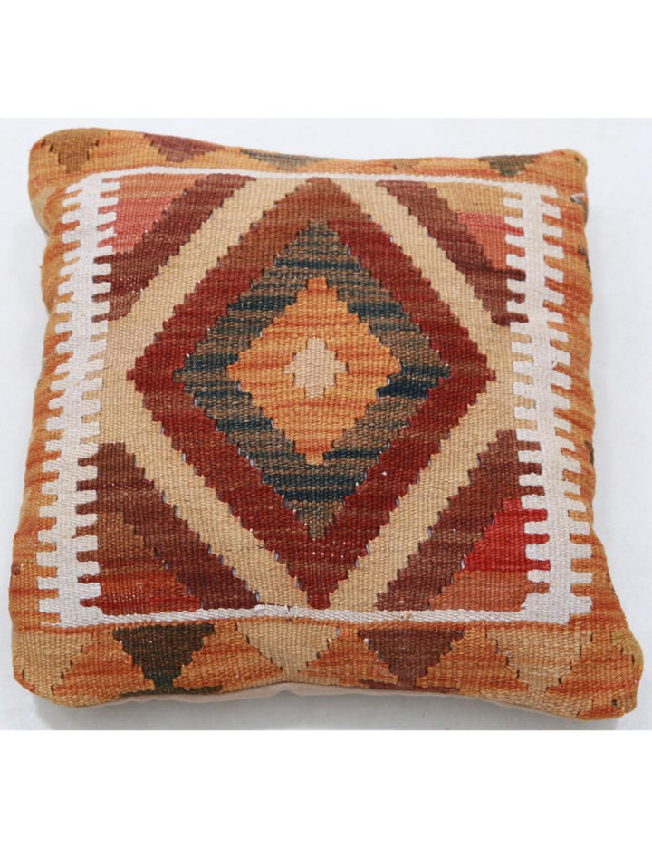 Afghan Tribal Rug 1' 5" x 1' 5" Hand-Woven