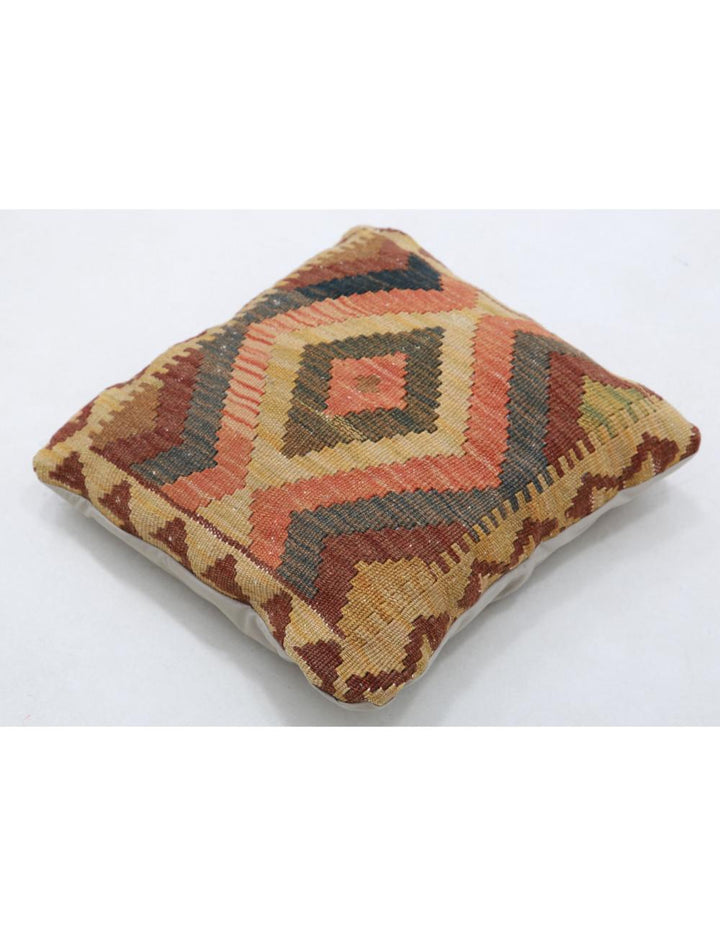 Afghan Tribal Pillow 1' 5" x 1' 5" Hand-Woven view