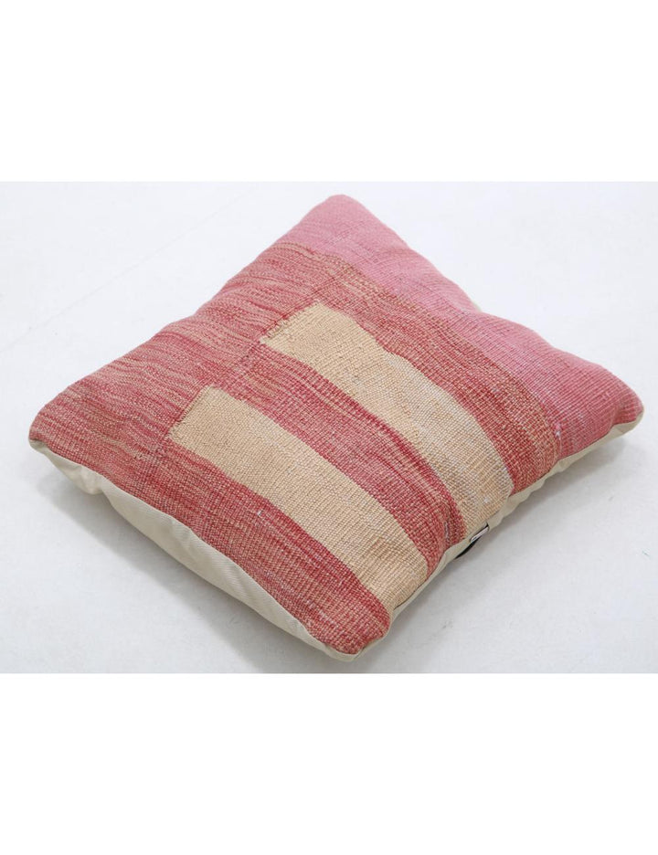 Hand Woven Tribal  Wool Pillow 1' 5" x 1' 5" - No. AT29152