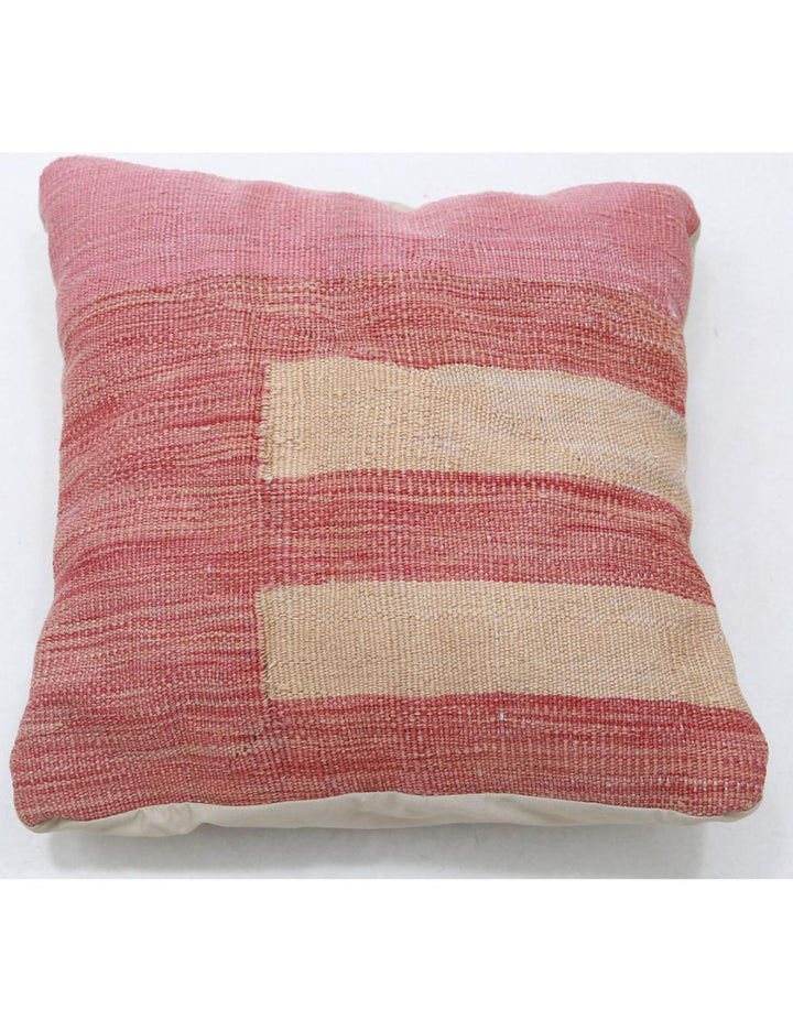 Hand Woven Tribal  Wool Pillow 1' 5" x 1' 5" - No. AT29152