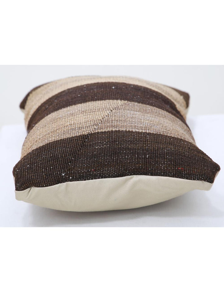 Afghan Tribal Pillow 1' 0" x 1' 5" Hand-Woven detail