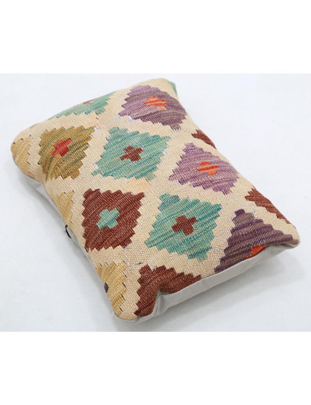 Hand Woven Tribal  Wool Pillow 1' 0" x 1' 5" - No. AT39195