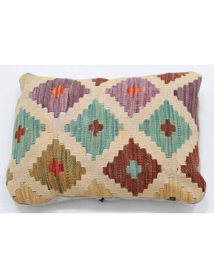 Hand Woven Tribal  Wool Pillow 1' 0" x 1' 5" - No. AT39195