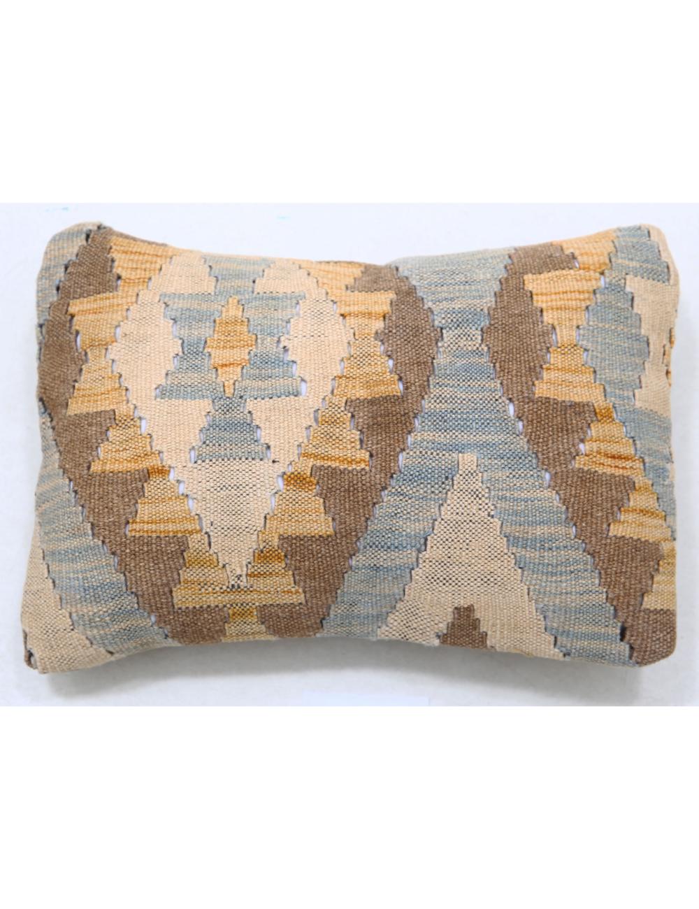 Afghan Tribal Pillow 1' 0" x 1' 5" Hand-Woven