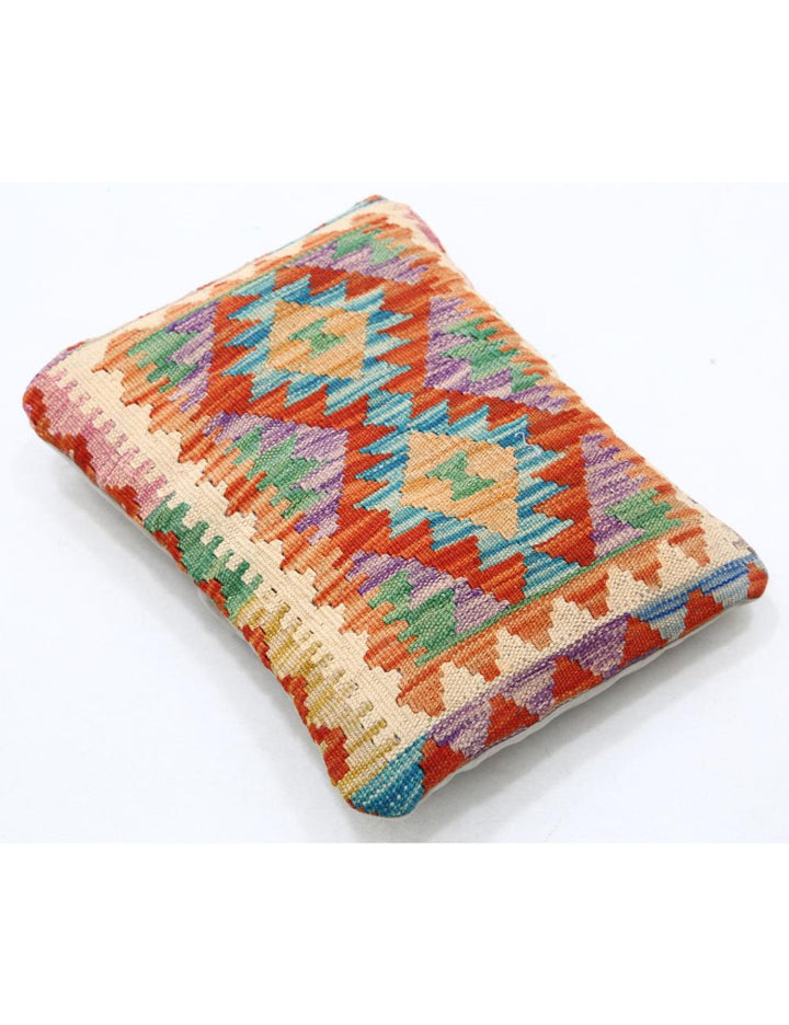 Hand Woven Tribal  Wool Pillow 1' 0" x 1' 5" - No. AT25036