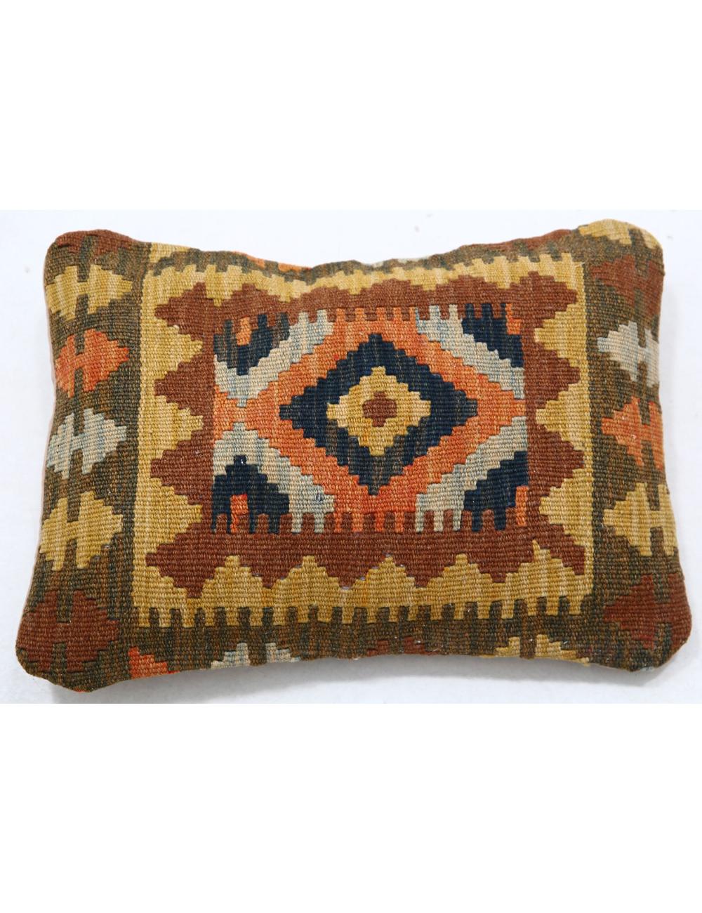 Afghan Tribal Pillow 1' 0" x 1' 5" Hand-Woven